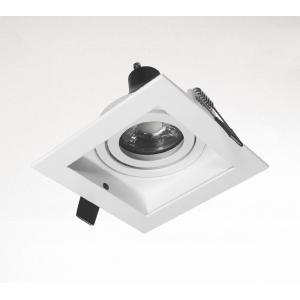 Ceiling Downlight Mr16 LED Housing Die Cast Aluminum Square Light Frame