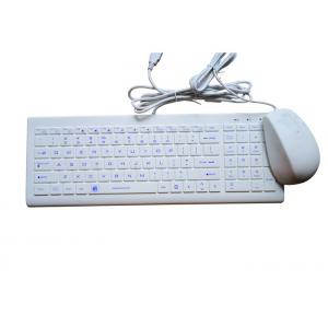 China Silicone IP68 Industrial Keyboard Mouse Combo With USB Cover Against Water wholesale