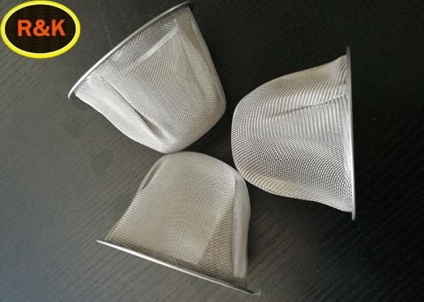 Multilayers Wire Mesh Cap , Metal Mesh Screen Filter For Fuel Refueling