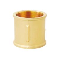 China 3/8 1/2 3/4 1 Brass Equal Straight Plumbing Fitting Brass Straight Connector on sale