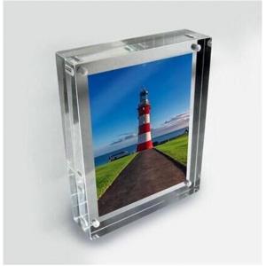 China custom logo acrylic magnetic photo frame acrylic photo frame wholesale