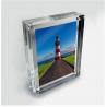 China custom logo acrylic magnetic photo frame acrylic photo frame wholesale