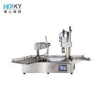 China Semi Automatic 3ml Essence Vial Filling And Capping Machine With Crimping Head on sale