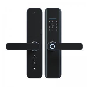 China Waterproof Tuya App Electric Smart Wifi Door Lock Biometric Fingerprint supplier