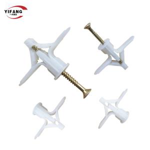 China Lightweight Gypsum Board Wall Anchors , Hollow Drywall Anchors Easy Installation supplier