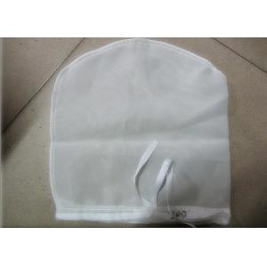 China 200 Mesh Nylon Dust Filter Mesh , Food Grade Small Drawstring Bag supplier