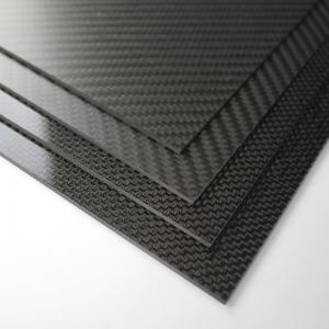 China Diy Cnc Carbon Fiber Sheet 3k Twill Carbon Forged Sheet Plain Weave Super Shin Carbon Sheet supplier