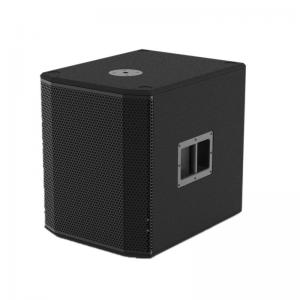 Black PW115SA 15 Inch Subwoofer Stereo Audio Active PA Speaker System for Outdoor Stage