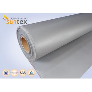 China 1.6mm Silicone Coated Fiberglass Fabric for welding drapes and Removable Insulation Cover supplier