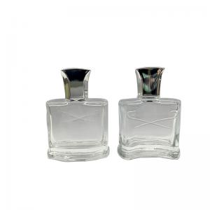 China YC1018 25ml Clear Perfume Bottle Special Shape With Atomizer wholesale