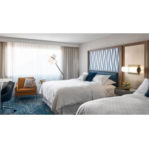 Commercial Hotel Luxury Furniture , Apartment Hotel Bedroom Furniture Drak Color