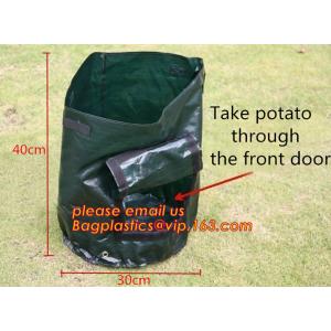 China 5-Pack 7 10 Gallon Grow Bags Aeration Fabric Pots With Handle Felt Plant Growing Bags,Portable Durable Big Home Farm Fel wholesale
