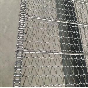 Heat Resistant Stainless Steel Wire Mesh , Metal Wire Food Industry Conveyor Belt