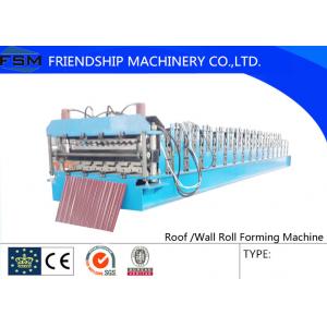 Pre - painted Steel Roof Roll Forming Machine with 0.3 mm - 1.0 mm Thickness