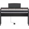 Yamaha P-125B 88-Key Weighted Action (GHS) Digital Piano (Black) Bundle with