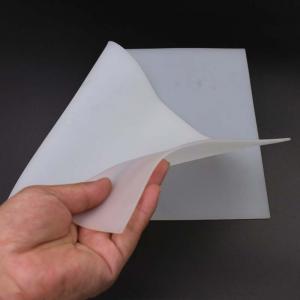 Milky White Silicone Rubber Sheet Heat Insulation Thickness 0.1mm 0.2mm 1mm