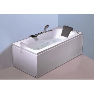 6 Big Water Jets Bubble Bath Jetted Tub , Heated Whirlpool Tub With SS Frame