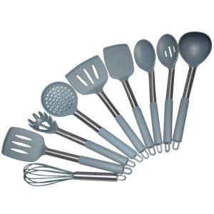 12 Piece Gray Silicone Spatula Kitchenaid Cookware Utensil Set Customized