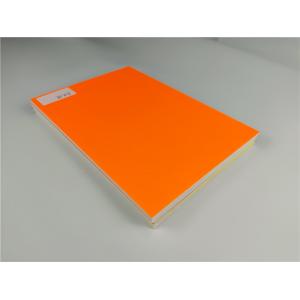 Recyclable Lightweight Orange Foam Board Ps Foam Sheet Customizable Size