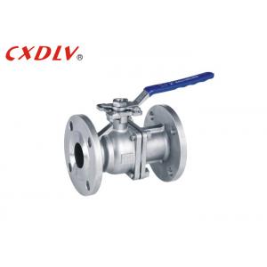 Italy Gas Flanged High Platform Ball Valve DN50 PN16 Stainless Steel