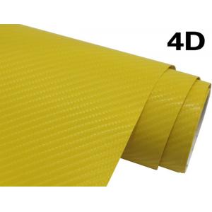 60µM 4D Carbon Fiber Vinyl Wrap Air Bubble Free Vinyl Wrap For Vehicle Advertising