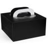 China Caja de papel modificada para requisitos particulares de Kraft de la forma con la manija respetuosa del medio ambiente wholesale