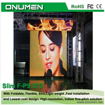 2014 new arrival ONUMEN Slim Pro series FC-P9.375 with magnets foldable LED screen