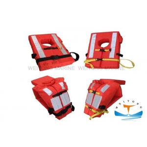 China EC Foam Custom Life Preserver Vest , Boat Life Jackets Orange High Life - Saving Ratio supplier
