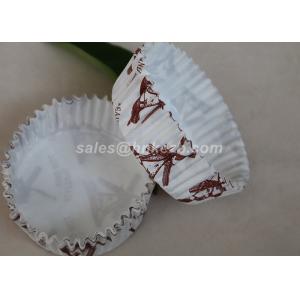 Custom Corrugated Ice Cream Paper Cups / Baking Paper Cups Logo Printed