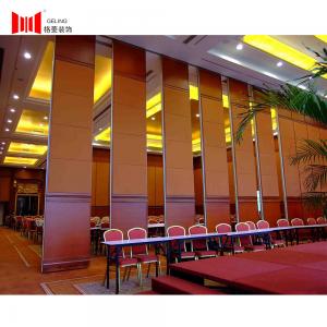 China 12mm MDF Board Conference Room Folding Partition Wall 5500mm Height supplier