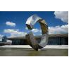 China 500cm Large Outdoor Metal Sculptures Abstract For Building Decoration wholesale