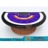 Semicircular Design Black Jack Poker Table Standard Casino Game Table Can Be