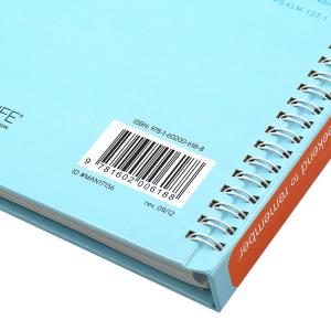 Semi Concealed Spiral Bound Notebook Printing Hardcover Photo With Hidden WireO Binding