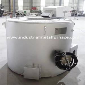 Gas Fired 400kg Zamak Industrial Induction Electric Metal Melting Furnace Fixed Type