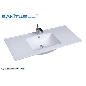 Commercial Counter Top Wash Basin Single Sink Bowl With Drainer AB8003-100