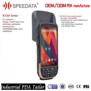 China Long Range Handheld UHF RFID Reader Terminal PDA Wireless 860 - 960MHZ Quad Core Processor supplier