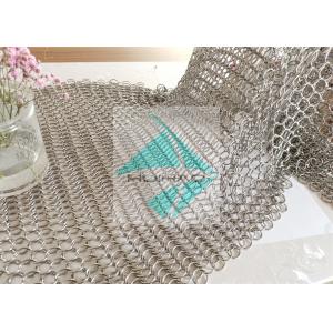 ISO Stainless Steel Metal Ring Mesh For Hotel Decoration Window Drapery