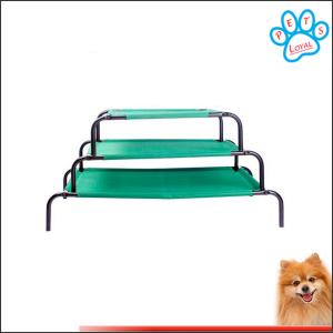 China Oxford Durable elevated bed for dogs with Knitted Fabric for Dogs & Green supplier