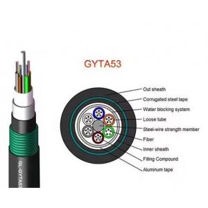 Factory direct sales of GYTA53 single-mode fiber optic cable 4-288 core outdoor armored direct buried fiber optic cable