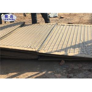 300gsm Geotextile Defensive Barrier Military Sand Wall Long Duration