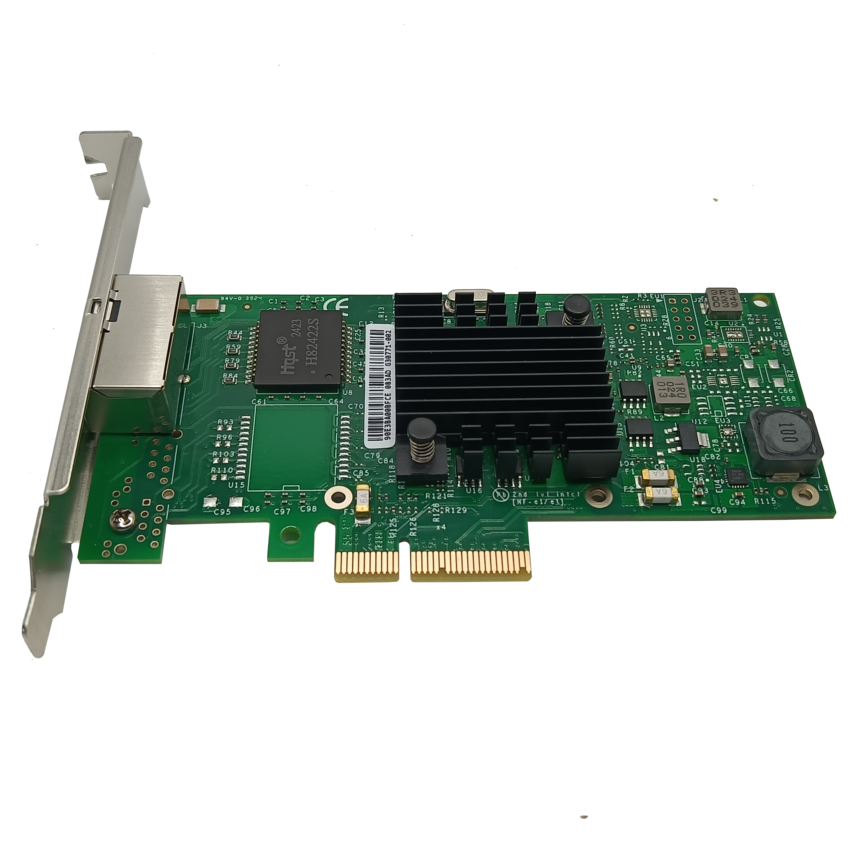 China HZ11860T2 Dual Port PCIe Network Card With PCIe 2.0 X4 Interface And RJ45 Connector wholesale