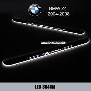 BMW Z4 Car accessory stainless steel scuff plate door sill plate light LED