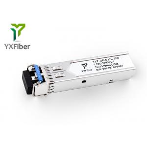 China 1000BASE-LX/LH SFP 1310nm 20km Single Mode Dual Fiber LC DDM FP Laser wholesale