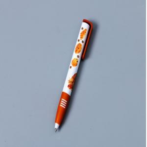 stylo en plastique de poignée de stylo de stylo à bille de logo d'impression de transfert de chaleur