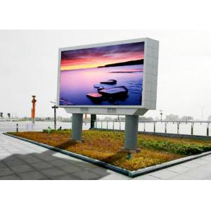 P10mm Square Digital Outdoor Billboards , SMD3535 Custom Size LED Display Panel