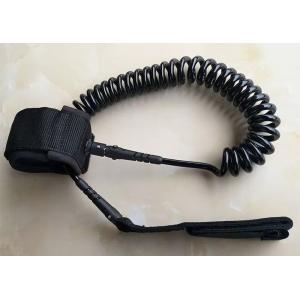 Police Retention Device Coiled Security Tethers , Tactical Pistol Sling With Belt