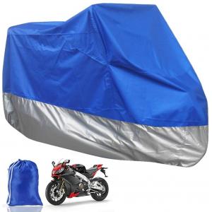 Breathable Motorcycle Rain Cover Outdoor Indoor Extra Large With Storage Bag
