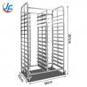 China RK Bakeware China-Nesting Commercial Stainless Steel Trolley Rack / Customized Baking Rack For Industrial Bakeries wholesale