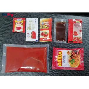 200 KG 100bpm Vertical Form Fill Seal Machine For Ketchup Sauce Liquid Cream