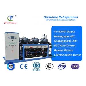 China R404a Hanbell Parallel Screw Compressor Racks For Frozen Food Storage supplier